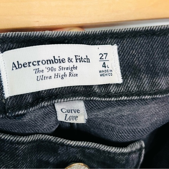Abercrombie & Fitch 90s straight ultra high rise Women's Straight Leg Jeans 27 - Picture 7 of 7